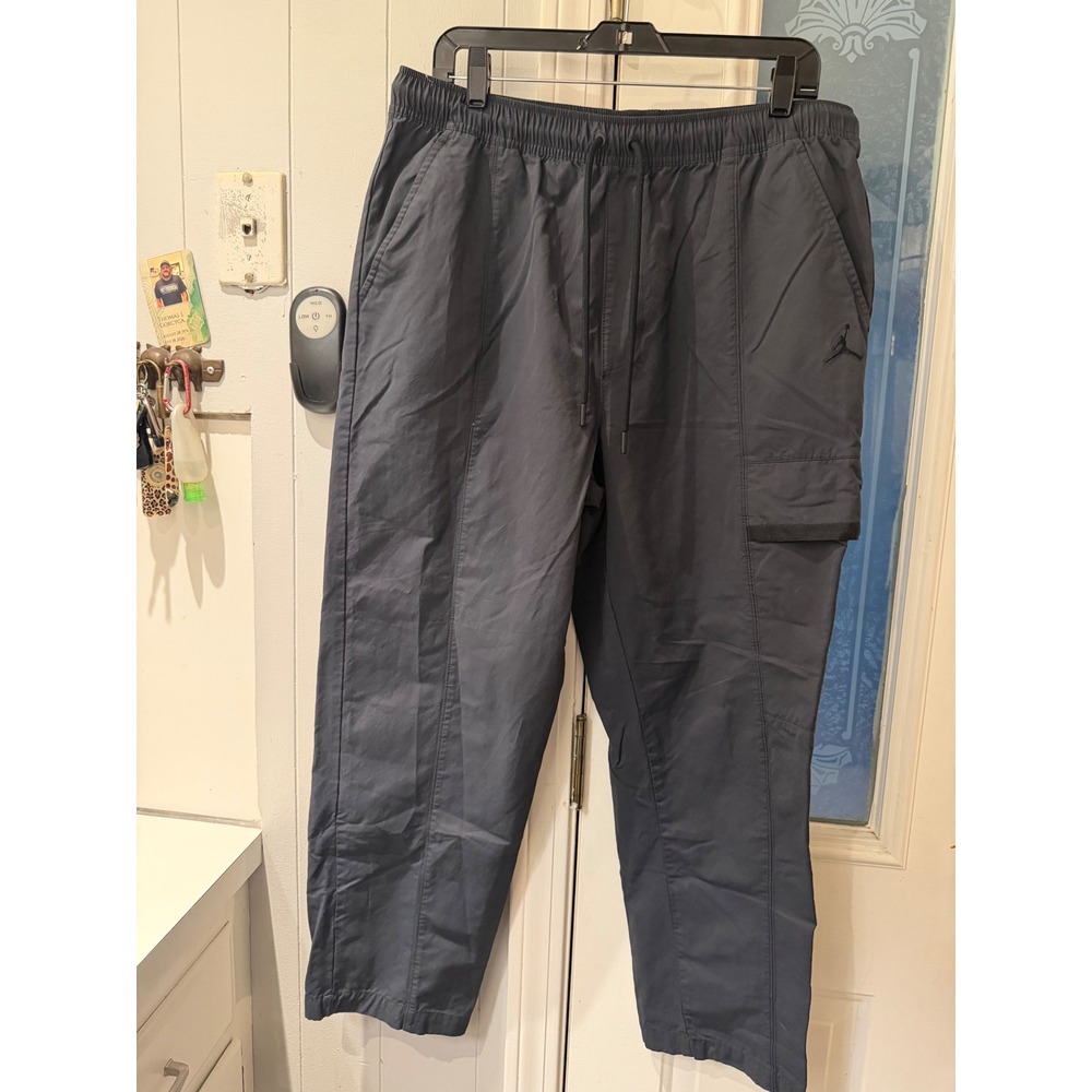 Jordan Essentials Mens Woven Cargo Pants Black Jumpman XL